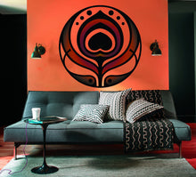 Load image into Gallery viewer, Boho Mandala Wall Decal, Boho Mandala Wall sticker, Boho Mandala wall decor