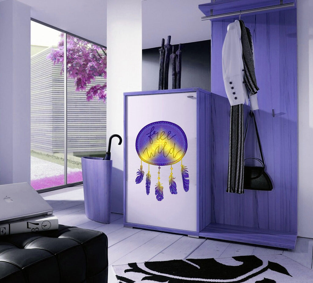 Bohemian style Dreamcatcher Wall Decal, Bohemian style Dreamcatcher Wall sticker, Bohemian style Dreamcatcher wall decor