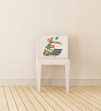 Load image into Gallery viewer, Boho Owl Indian Wall Decal, Boho Owl Indian Wall sticker, Boho Owl Indian wall decor