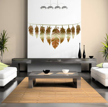 Load image into Gallery viewer, Pen Boho Feathers Wall Decal, Pen Boho Feathers Wall sticker, Pen Boho Feathers wall decor