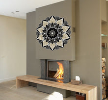 Load image into Gallery viewer, Namaste Boho Mandala Wall Decal, Namaste Boho Mandala Wall sticker, Namaste Boho Mandala wall decor