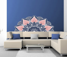 Load image into Gallery viewer, Boho Mandala Wall Decal, Boho Mandala Wall sticker, Boho Mandala wall decor