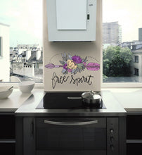 Load image into Gallery viewer, Boho Arrow Flowers Wall Decal, Boho Arrow Flowers Wall sticker, Boho Arrow Flowers wall decor