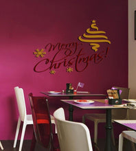 Load image into Gallery viewer, Merry Christmas lettering Wall Decal, Merry Christmas lettering Wall sticker, Merry Christmas lettering wall decor