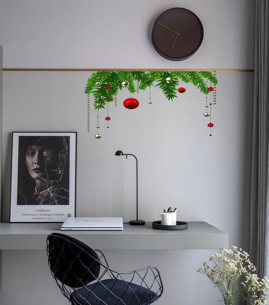 Branch of the Christmas tree Wall Decal, Branch of the Christmas tree Wall sticker, Branch of the Christmas tree wall decor