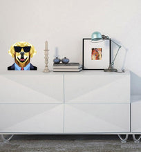 Load image into Gallery viewer, Stylish dog Wall Decal, Stylish dog Wall sticker, Stylish dog wall decor, Stylish dog Wall Art