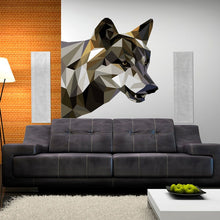Load image into Gallery viewer, Wolf Wall Decal, Wolf Wall sticker, Wolf wall decor, Wolf Wall Art