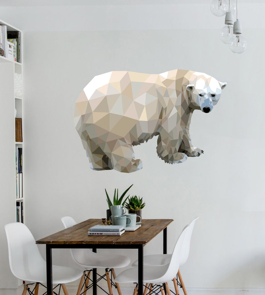 Polar bear Wall Decal, Polar bear Wall sticker, Polar bear wall decor, Polar bear Wall Art
