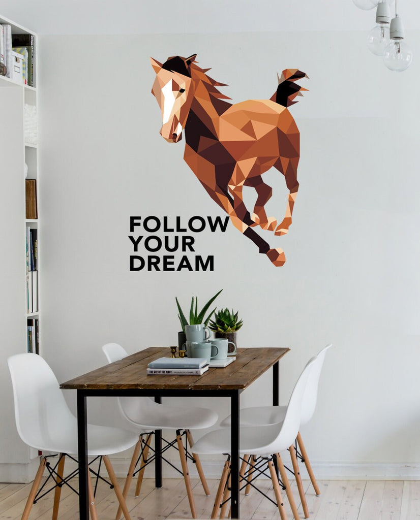 Horse Quote Dream Wall Decal, Horse Quote Dream Wall sticker, Horse Quote Dream wall decor, Horse Quote Dream Wall Art