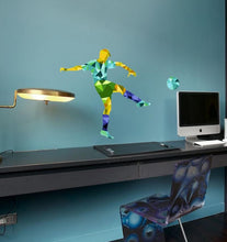 Load image into Gallery viewer, Football Wall Decal, Football Wall sticker, Football wall decor, Football Wall Art