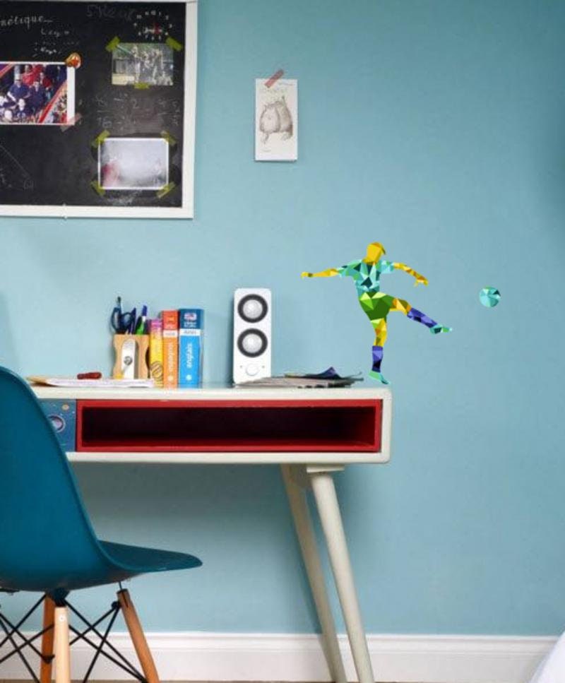 Football Wall Decal, Football Wall sticker, Football wall decor, Football Wall Art