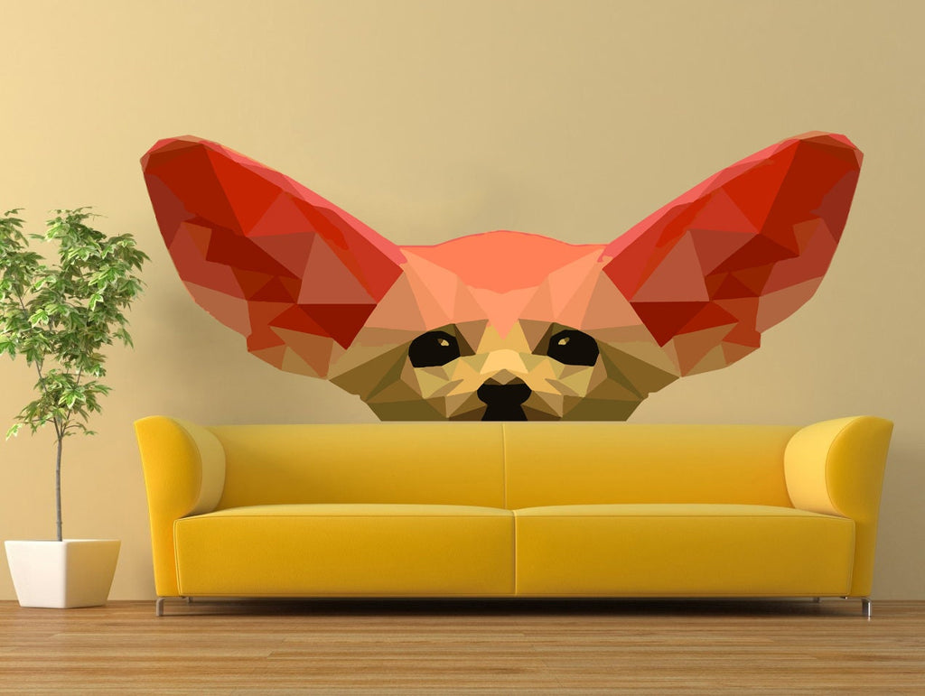 Chihuahua Polygonal Wall Decal