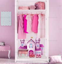 Load image into Gallery viewer, Princess Castle decal for wall Nursery princess decor Pink Castle for bedroom Princess castle decor Nursery castle wall decor
