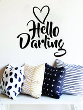 Load image into Gallery viewer, Worthy Wall Stickers Decal Hello Darling Vinyl Sticker Decoration for Children s Bedroom Playroom or Nursery Decor