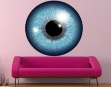 Load image into Gallery viewer, Huge Eye Full Color Decal, Big Eye Full color sticker, Eye wall art cn 169