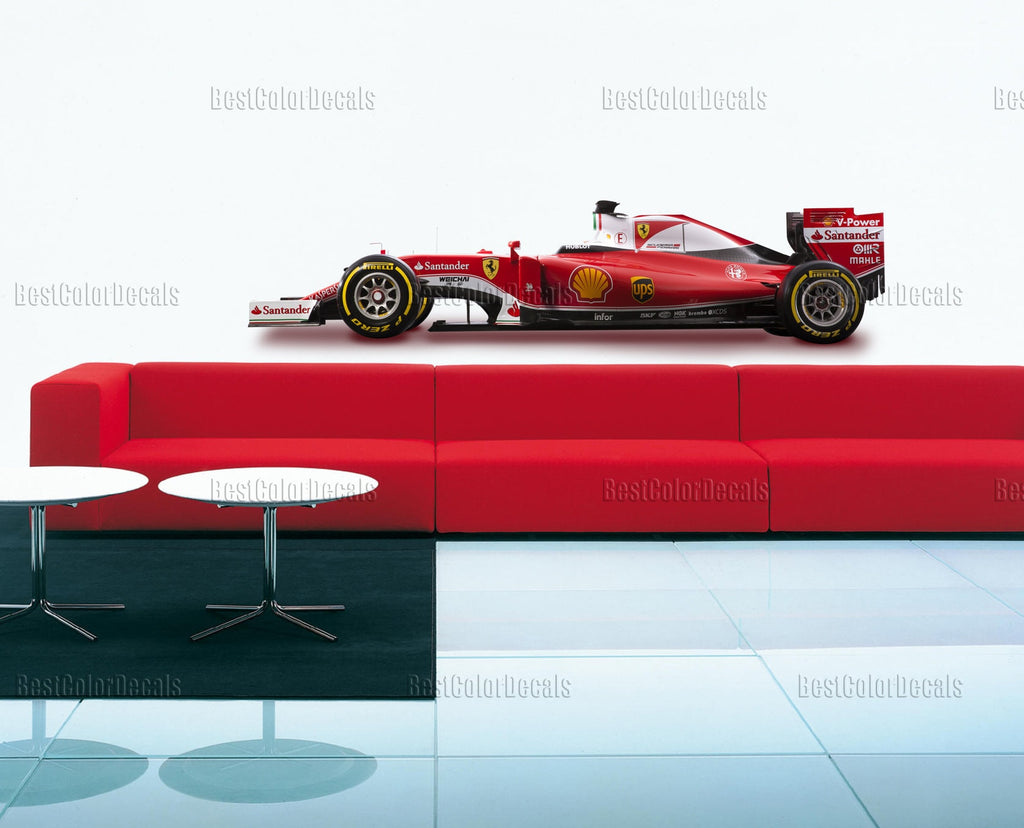 Formula 1 Full Color Decal, F1 Full color sticker, wall art, wall cn 049