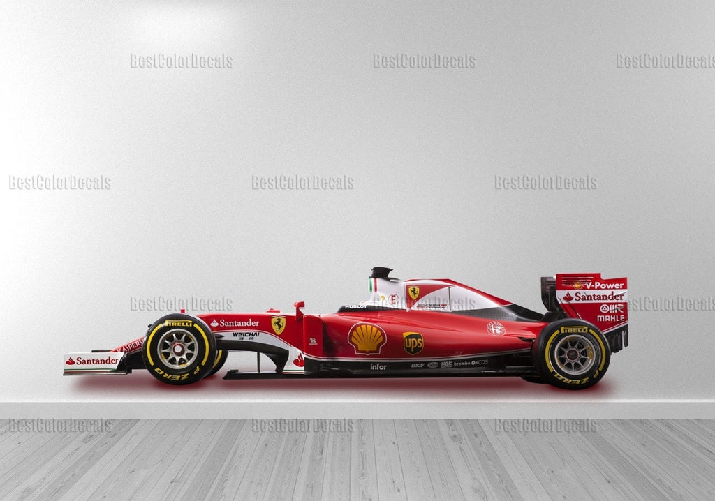 Formula 1 Full Color Decal, F1 Full color sticker, wall art, wall cn 049