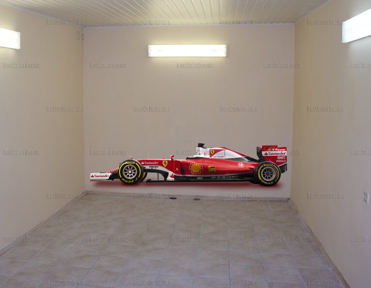 Formula 1 Full Color Decal, F1 Full color sticker, wall art, wall cn 049