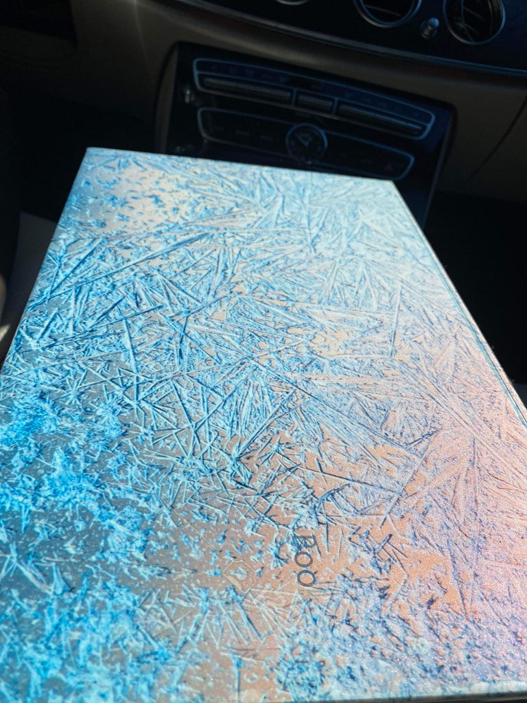 3D Frosted glass laptop decal, 3D laptop sticker, please provide size in personalization decor