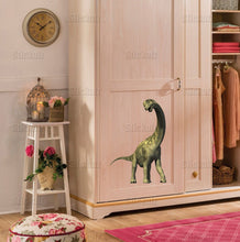 Load image into Gallery viewer, Dinosaur Full Color Decal, Diplodocus Full color sticker, wall art cn 019