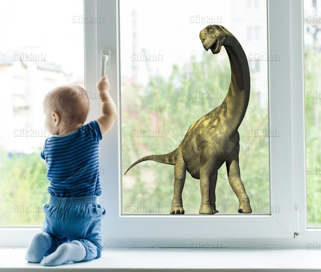 Dinosaur Full Color Decal, Diplodocus Full color sticker, wall art cn 019