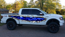 Load image into Gallery viewer, 3D Dragons car wrap, Dragon car vinyl graphics, Car side auto vinyl decal, Full color car sticker, Dragon ripped metal car vinyl
