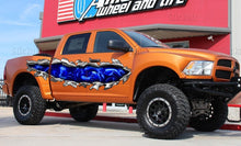 Load image into Gallery viewer, 3D Dragons car wrap, Dragon car vinyl graphics, Car side auto vinyl decal, Full color car sticker, Dragon ripped metal car vinyl