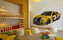 Load image into Gallery viewer, Wall decal cars Boys room wall art car Cool decor for living room Auto car themeart Large decal for wall Full color decal wall art