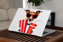 Load image into Gallery viewer, Dog wall sticker, funny dog, movie night wall decal, funny animal decor cfb 77