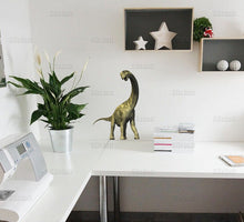 Load image into Gallery viewer, Dinosaur Full Color Decal, Diplodocus Full color sticker, wall art cn 019