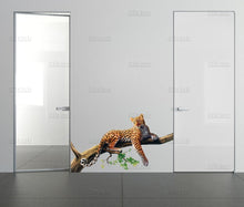 Load image into Gallery viewer, Leopard wall decal, Leopard Full Color Decal, Leopard Full color sticker, wall art cn 024