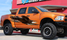 Load image into Gallery viewer, Customized Stickers, Car Decals for Men, Car vinyl full color tribal decal, American Flag Car Decal, Car wrap design for Pickups