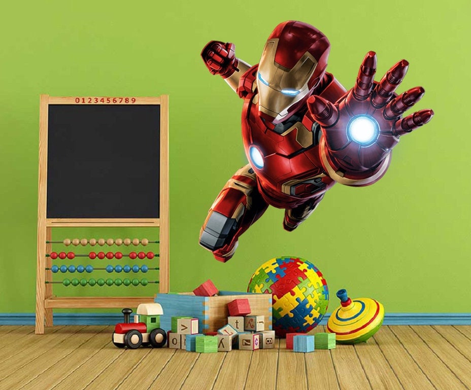Ironman Full Color Decal, Ironman Full Color Sticker Tony Stark cn 149