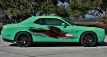 Load image into Gallery viewer, Bald Eagle decal Full color car side graphics, Tribal street racing graphic, American Pride wrap design, Cool decals