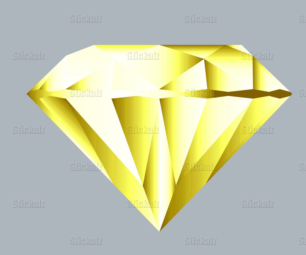 Diamond Full Color Decal, Diamond Full color sticker, Diamond wall art cn 171