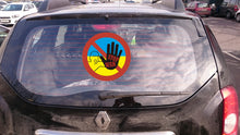 Load image into Gallery viewer, Stand for Ukraine Car Vinyl, Car Vinyl Decal Pray for Ukraine, Support Ukraine Decal, Stop War Car Sticker, No War Car Decal
