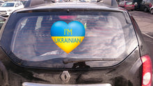 Load image into Gallery viewer, Support Ukraine Stickers, Pray for Ukraine Car Vinyl Stickers, Stop Wars label, Stand for Ukraine Car Vinyl Decal, No War Decals