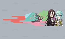 Load image into Gallery viewer, Anime Girls Sticker, Sakura Cherry Blossom Livery, Japanese Anime Vehicle Livery, Large Vehicle Graphics, Japanese Side Car Decal