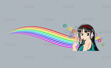 Load image into Gallery viewer, Anime Car Wrap, Sexy Anime Stickers, Manga Theme Side Car Wrap, Street Racing Graphic, Anime Car Vinyl Decal, Large Vehicle Graphics
