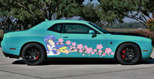 Load image into Gallery viewer, Anime Car Vinyl Decal – JDM Itasha Wrap for Hood, Door, or Side – Full Color Waifu Sticker for Drift Cars, Tuners, or Show Builds