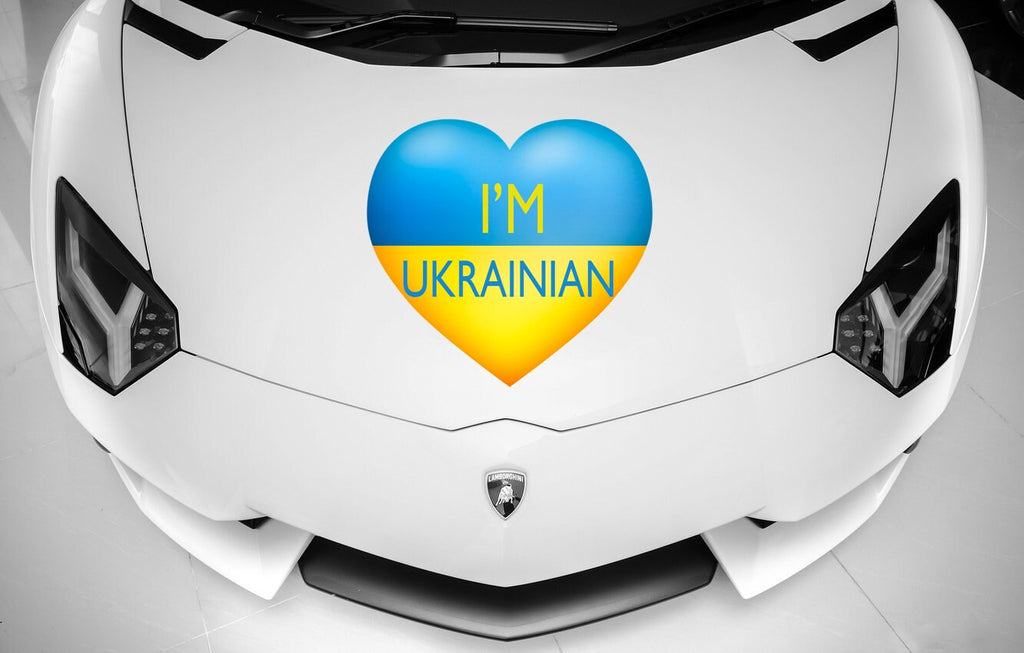 Support Ukraine Stickers, Pray for Ukraine Car Vinyl Stickers, Stop Wars label, Stand for Ukraine Car Vinyl Decal, No War Decals