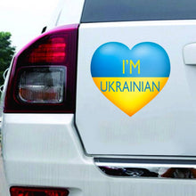 Load image into Gallery viewer, Support Ukraine Stickers, Pray for Ukraine Car Vinyl Stickers, Stop Wars label, Stand for Ukraine Car Vinyl Decal, No War Decals
