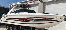 Load image into Gallery viewer, 3D Watercraft Tribal Graphic, Tattoo Boat Sticker, Tribal Yacht Wrap Sticker, Great 3D Boat Decal, Boat Graphics Decals, Super Boat Wrap