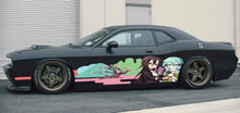 Load image into Gallery viewer, Anime Girls Sticker, Sakura Cherry Blossom Livery, Japanese Anime Vehicle Livery, Large Vehicle Graphics, Japanese Side Car Decal