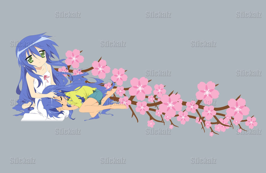 Anime Car Vinyl Decal – JDM Itasha Wrap for Hood, Door, or Side – Full Color Waifu Sticker for Drift Cars, Tuners, or Show Builds