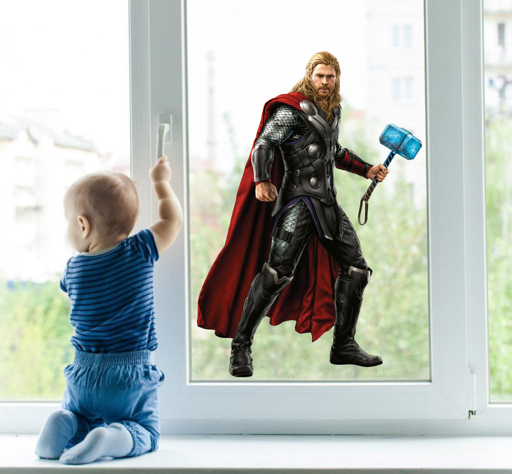 Thor Full Color Decal, Thor Full Color Sticker, Thor wall art cn 148