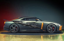 Load image into Gallery viewer, Tribal decal Full color Car side graphics vinyl sticker Tribal Car wrap Blade Car vinyl