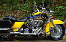 Load image into Gallery viewer, 3D Checkered flag Bike Vinyl, Dirt Stickers, Motorcycle Stickers and Decals, Bike decor-Used as Car Decals