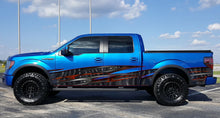 Load image into Gallery viewer, Blade Racing Stripes Car Decal, Tribal Street Racing Graphic Vinyl, 3D Wrap Graphics, Car Side Tribal Sticker
