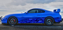 Load image into Gallery viewer, Dragons Side Graphics Ripped Metal, Full color Car vinyl Design, Dragons Car wrap, Car vinyl sticker, Great 3D car decal, dragons stickers